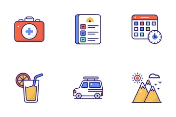 Camping Outdoor Icon Pack