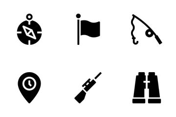Camping Outdoors Icon Pack