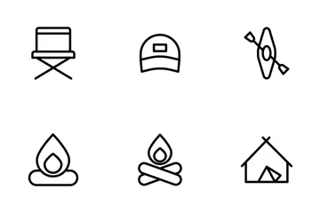 Camping - Outline Icon Pack