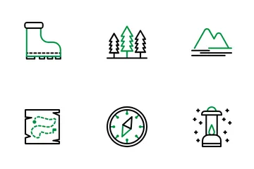 Camping & Survive Icon Pack