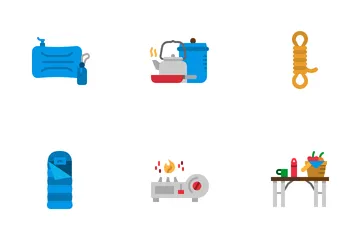 Camping Tool Icon Pack