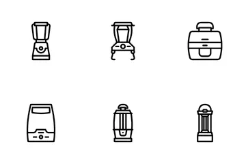 Beleuchtungsausrüstung für Campinglampen Symbolpack