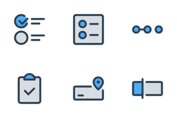 Campos de formulario Vol-1 Paquete de Iconos