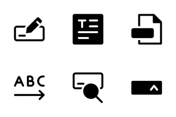 Campos de formulario Vol-2 Paquete de Iconos