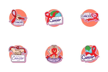 Dia del cancer Paquete de Iconos