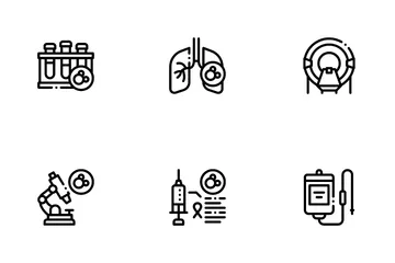 Cancer Human Disease Icon Pack
