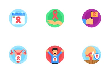 Cancer Survivors Day Icon Pack