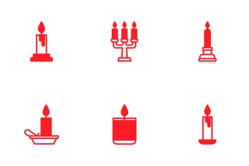 Candle And Flashlight Icon Pack