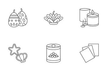 Candles Making Icon Pack