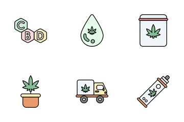 Cannabidiol Icon Pack