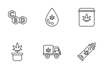 Cannabidiol Icon Pack