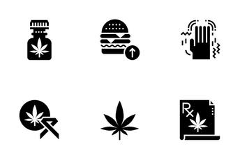 Cannabis Drugs Icon Pack