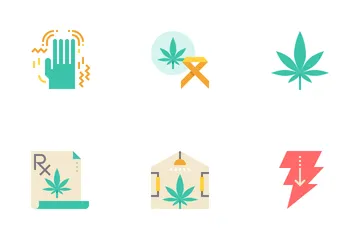 Cannabis Drugs Icon Pack