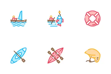 Canoeing Icon Pack
