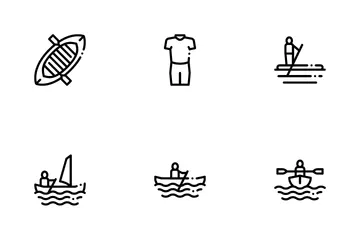 Canoeing Icon Pack