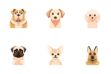 Cão e gato Pacote de Ícones