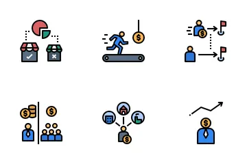Capitalismo Pacote de Ícones