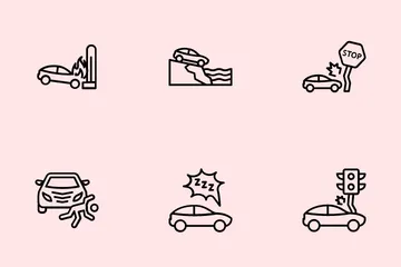 Car Accident Icon Pack