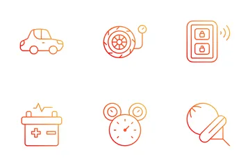 Car And Components Icon Pack