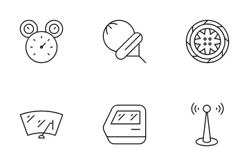 Car And Components Icon Pack