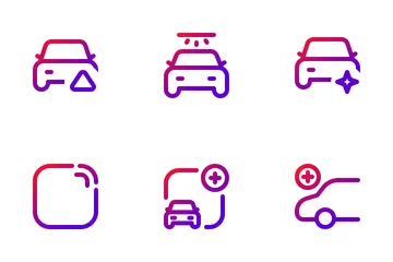 Car And Service Icon Pack