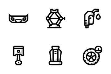 Car Auto Parts Icon Pack