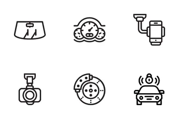 Car Auto Parts Icon Pack