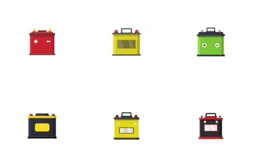 Car Batteries Icon Pack