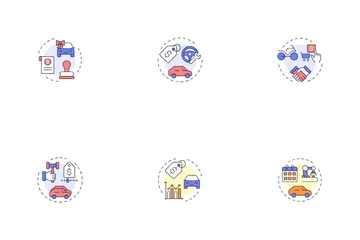 Car Buying Checklist Icon Pack