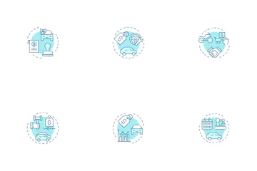 Car Buying Checklist Icon Pack