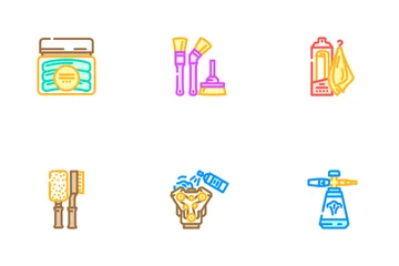 Car Care Polish Detailing Wash Icon Pack