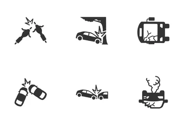 Car Crash Icon Pack