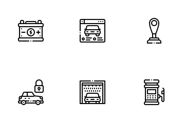 Car Dealership Icon Pack