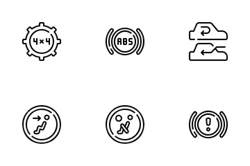Car Engine Icon Pack