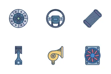 Car Equipment Icon Pack