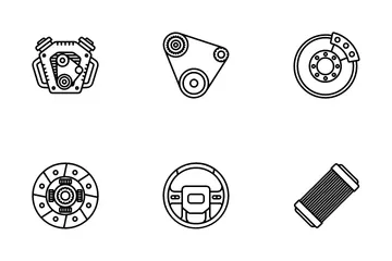 Car Equipment Icon Pack