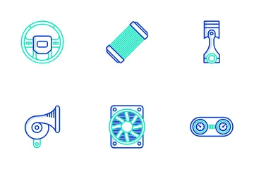 Car Equipment Icon Pack