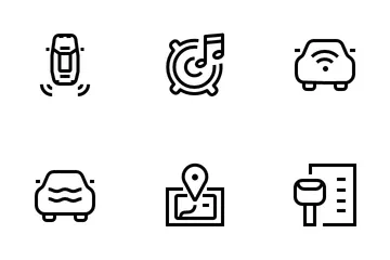 Car Features Icon Pack