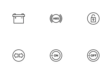 Car Indicator Icon Pack