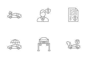 Car Insurance Icon Pack