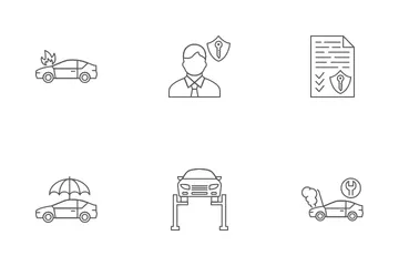 Car Insurance Icon Pack