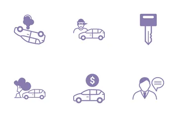 Car Insurance Icon Pack