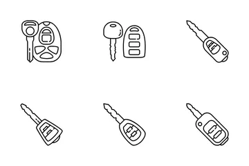 Car Keys Icon Pack