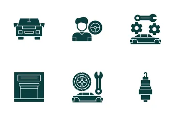 Car Maintenance Icon Pack