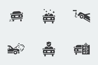 Car Maintenance And Service Icon Pack