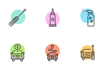 Car Maintenance And Service Icon Pack