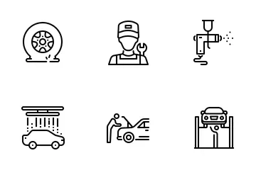 Car Maintenance And Service Icon Pack