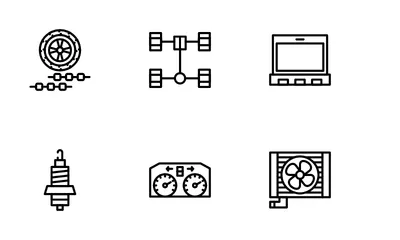 Car Maintenance Icon Pack