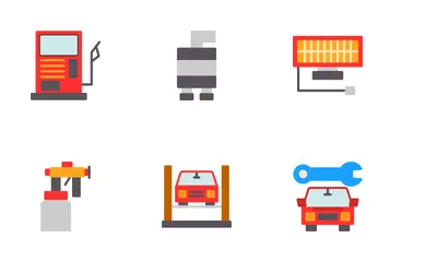 Car Maintenance Icon Pack