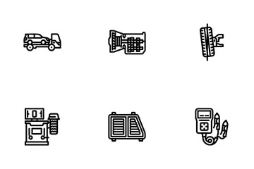 Car Mechanic Auto Icon Pack